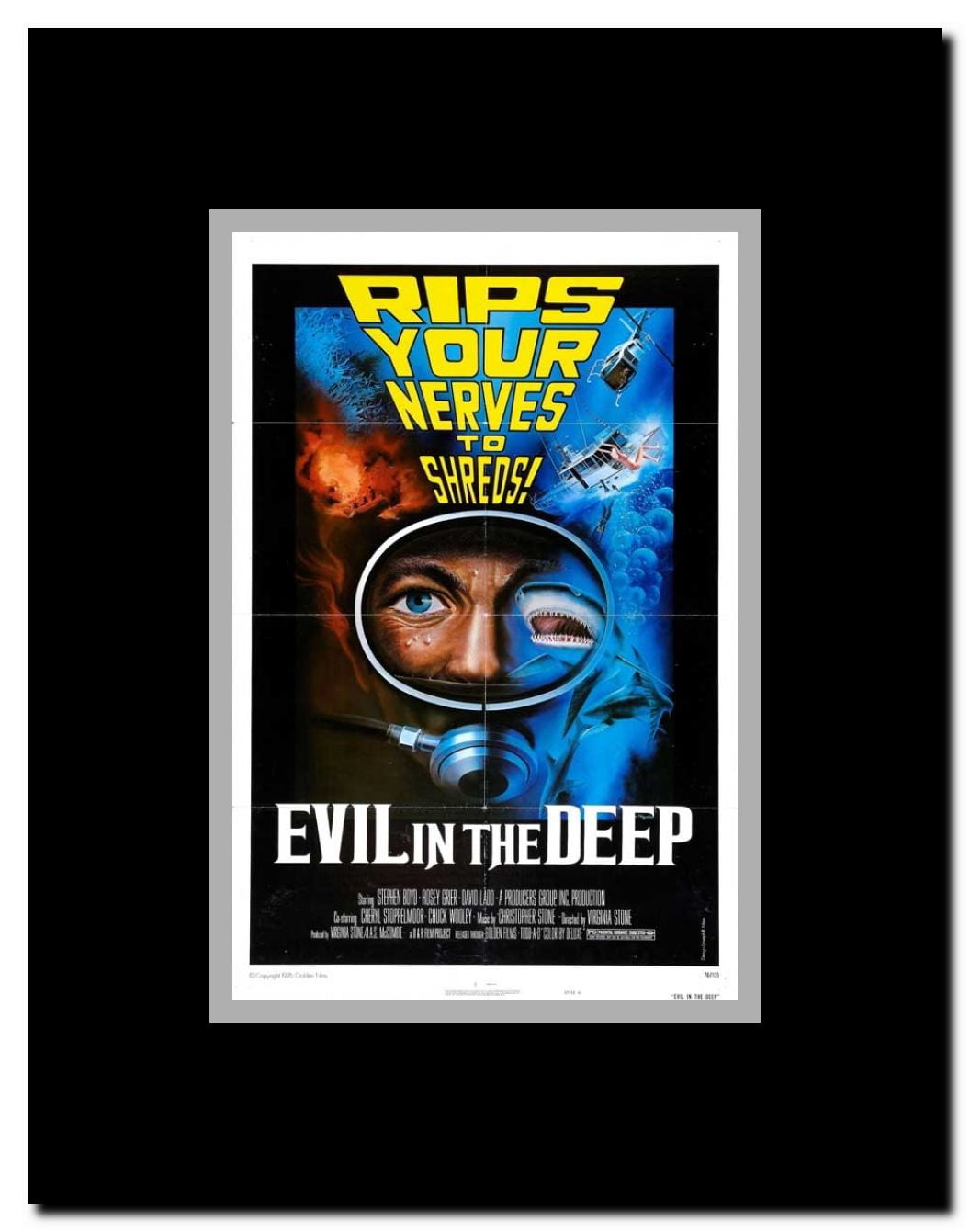 The Treasure of Jamaica Reef Framed Movie Poster