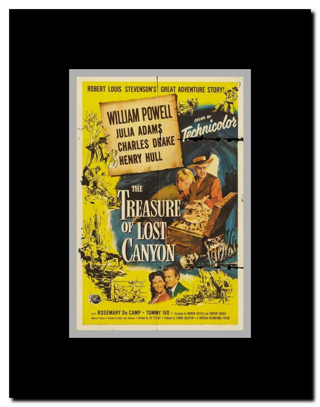 The Treasure of Lost Canyon Framed Movie Poster