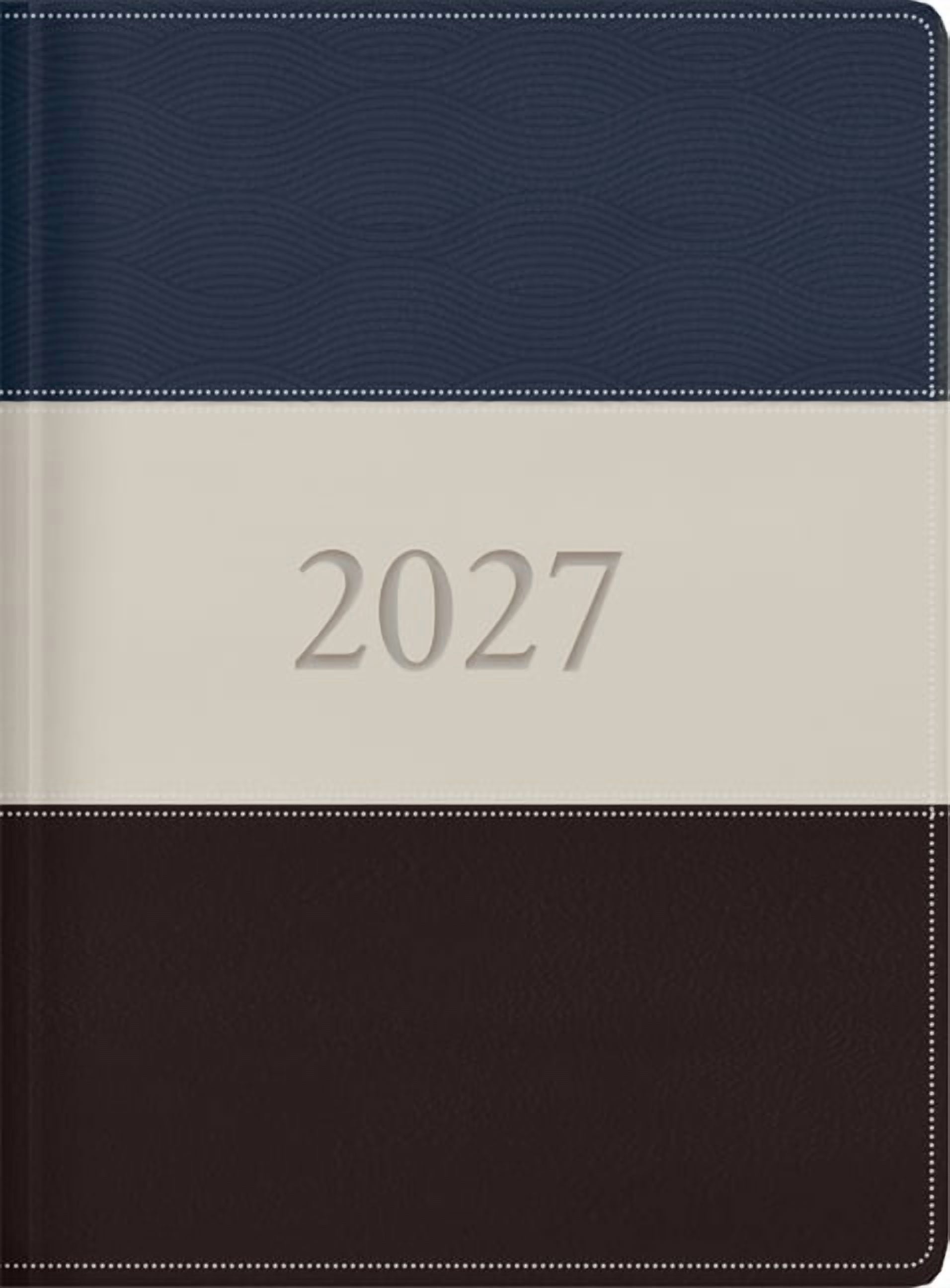 The Treasure of Wisdom - 2027 Executive Agenda - Dark Blue Tricolor: An Executive Themed Daily Journal and Appointment B, (Hardcover)