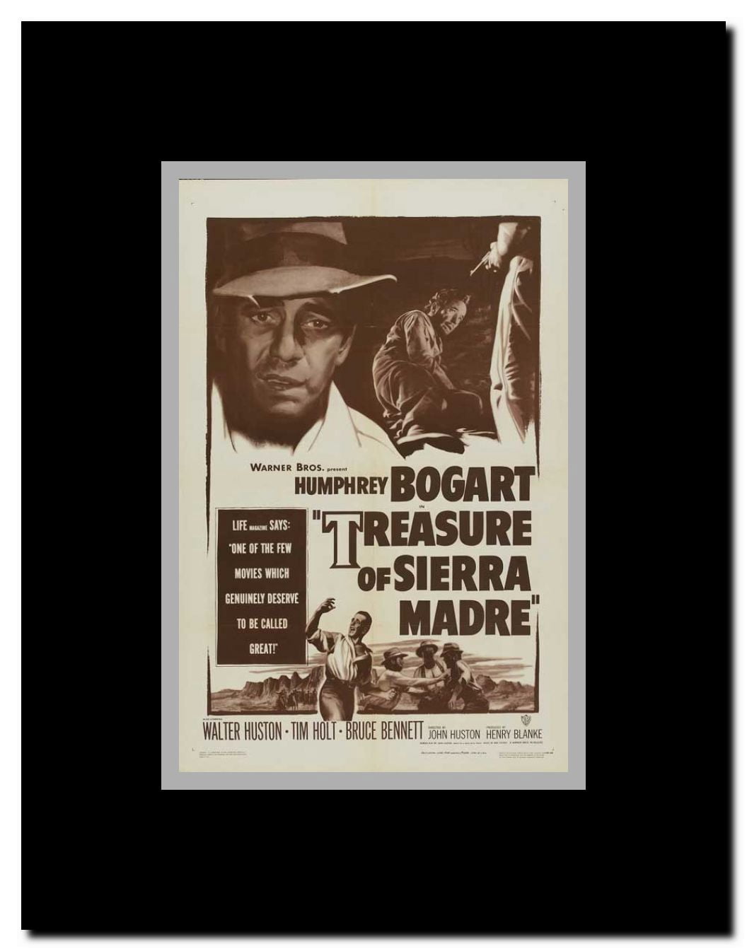 The Treasure of the Sierra Madre Framed Movie Poster