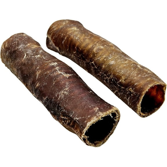 The Treat Shack 6-in Whole Beef Trachea Tube Wrapped with Gullet Crunchy Duo Natural Dog Chew Treats, 6CT