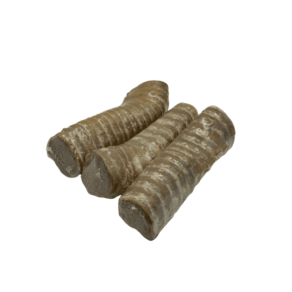 The Treat Shack Double Stuffed Trachea Tube With Irresistible Peanut Butter Dog Chew Treat, 6CT