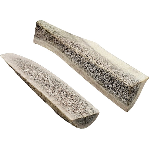 The Treat Shack Split Naturally Shed 5 to 6-in Elk Antler Dog Treats, Medium, 2CT