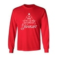 thumbnail image 1 of The Tree. . .Getting Lit Tonight Adult Long Sleeve T-shirt, 1 of 3