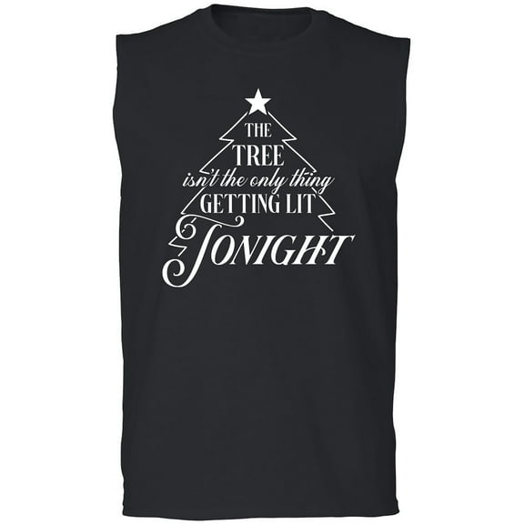The Tree. . .Getting Lit Tonight Adult Sleeveless Tee