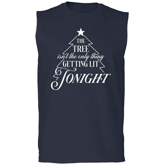 The Tree. . .Getting Lit Tonight Adult Sleeveless Tee