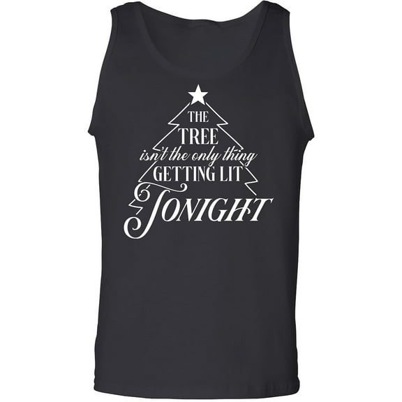 The Tree. . .Getting Lit Tonight Adult Tank Top