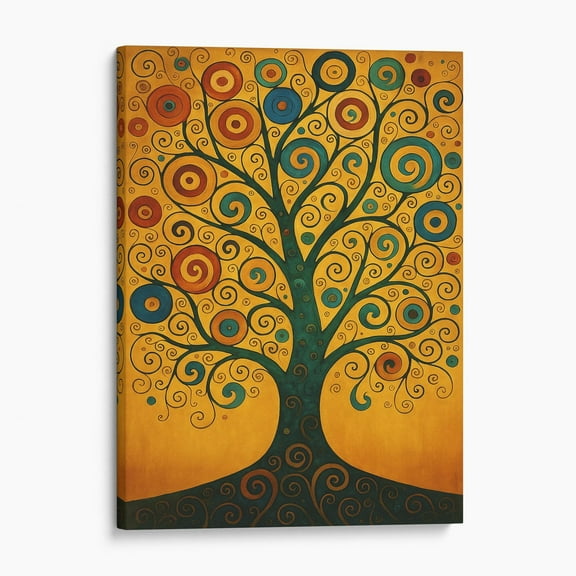 The Tree Of Life Gustav Klimt Canvas Wall Art Print