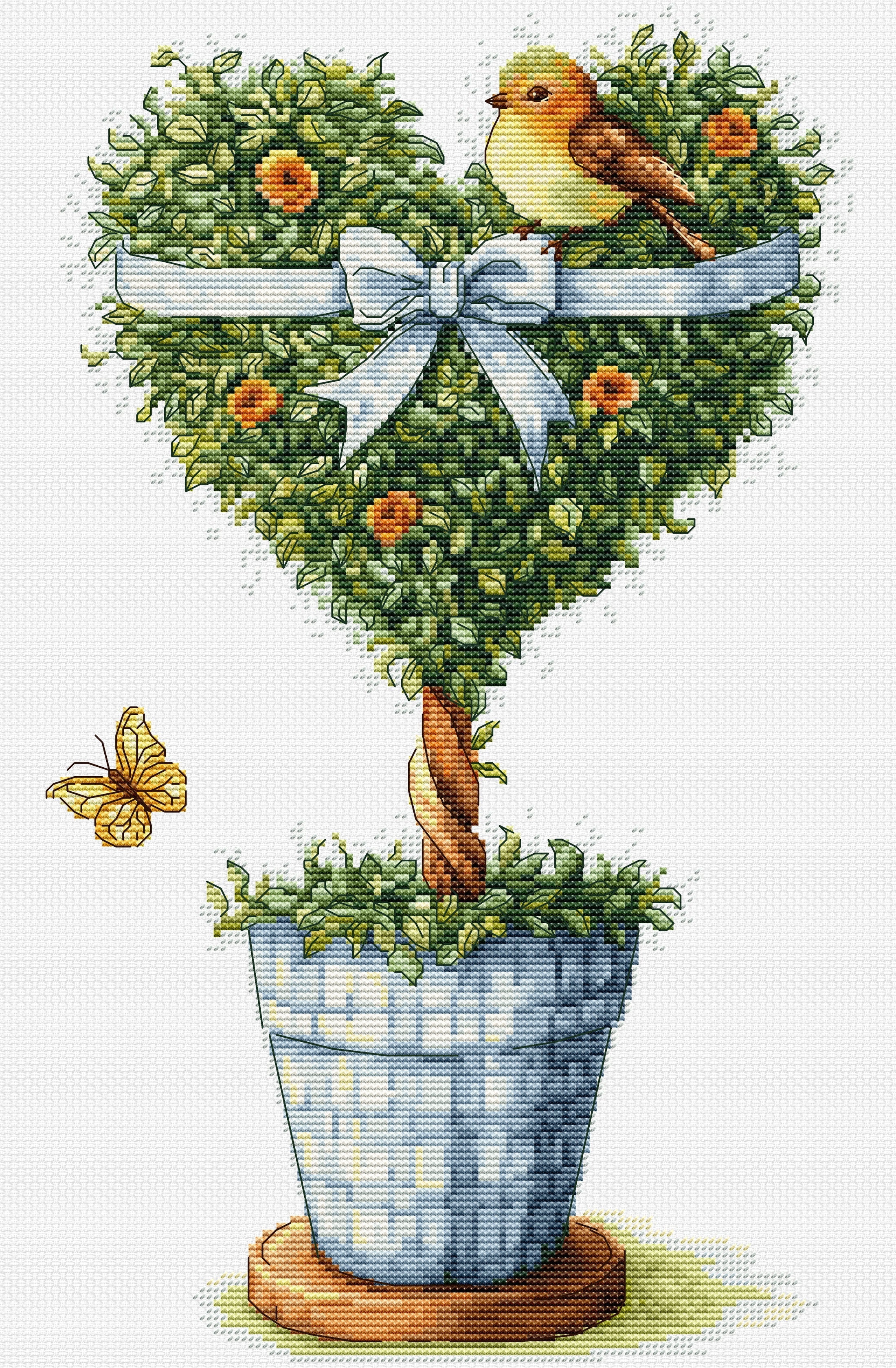 The Tree of Love B7051L Counted Cross-Stitch Kit