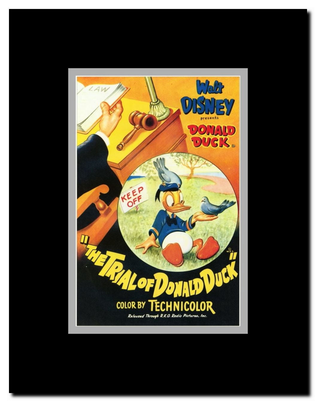 The Trial of Donald Duck Framed Movie Poster
