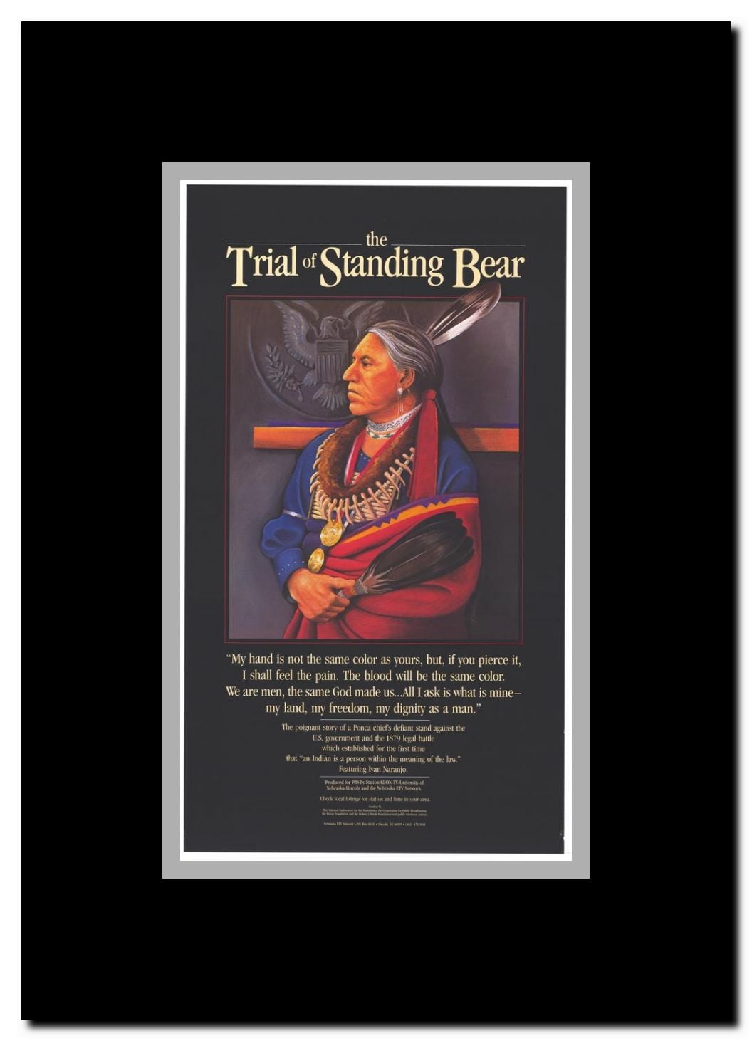 The Trial of Standing Bear Framed Movie Poster