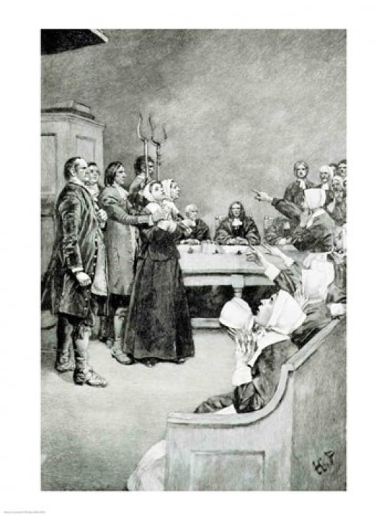 The Trial of a Witch Canvas Art - Howard Pyle (18 x 24)