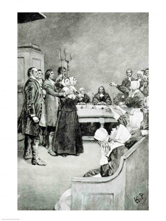 The Trial of a Witch Canvas Art - Howard Pyle (24 x 36)