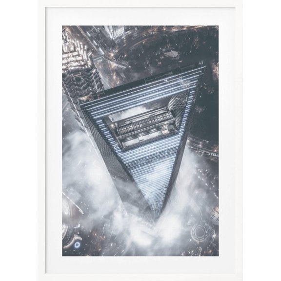 The Triangle Framed Art Modern Wall Decor