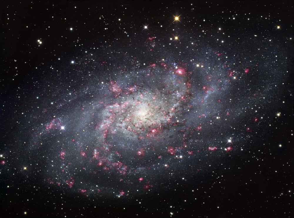 The Triangulum Galaxy Canvas Art - Robert GendlerStocktrek Images (16 x 12)