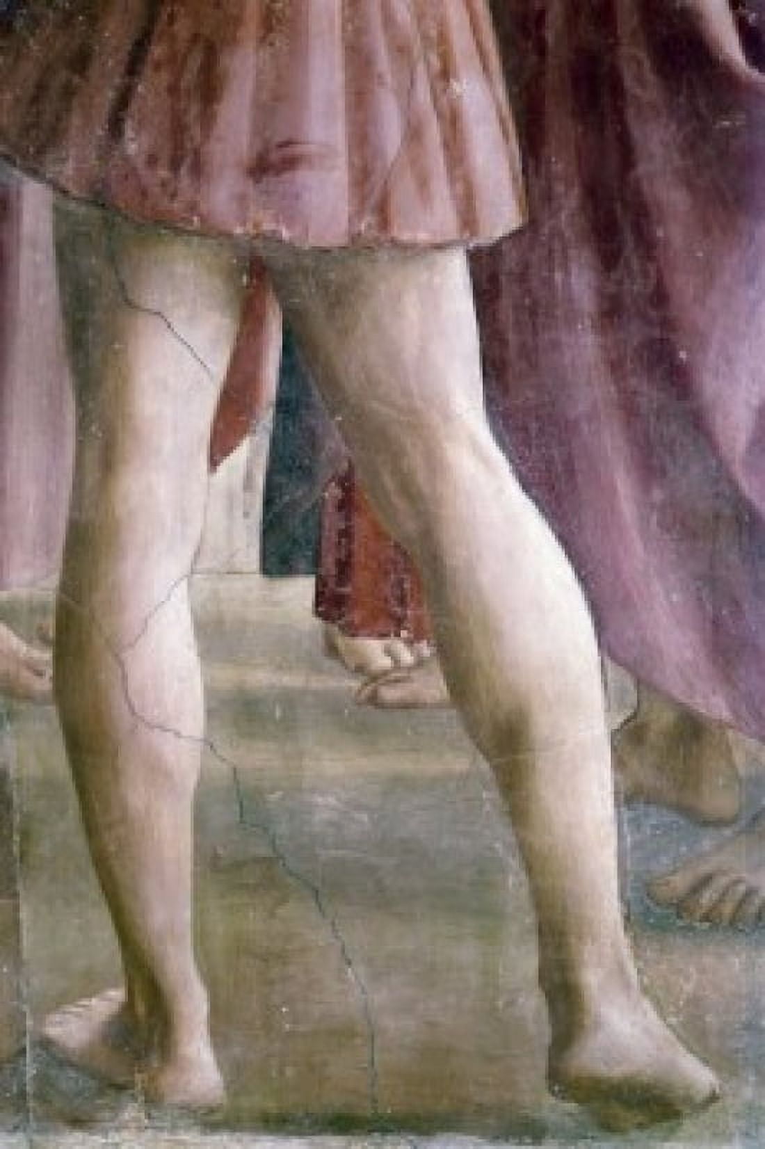 The Tribute Money from The Life Of St Peter cycle by Masaccio fresco 1425-1428 Canvas Art - Masaccio (18 x 24)