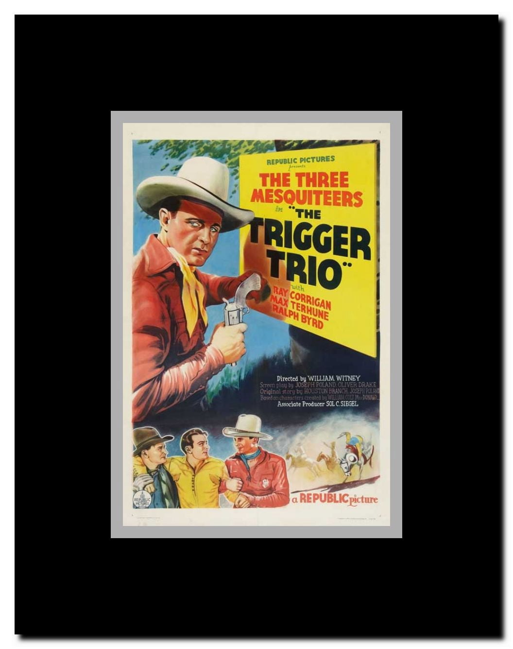 The Trigger Trio Framed Movie Poster