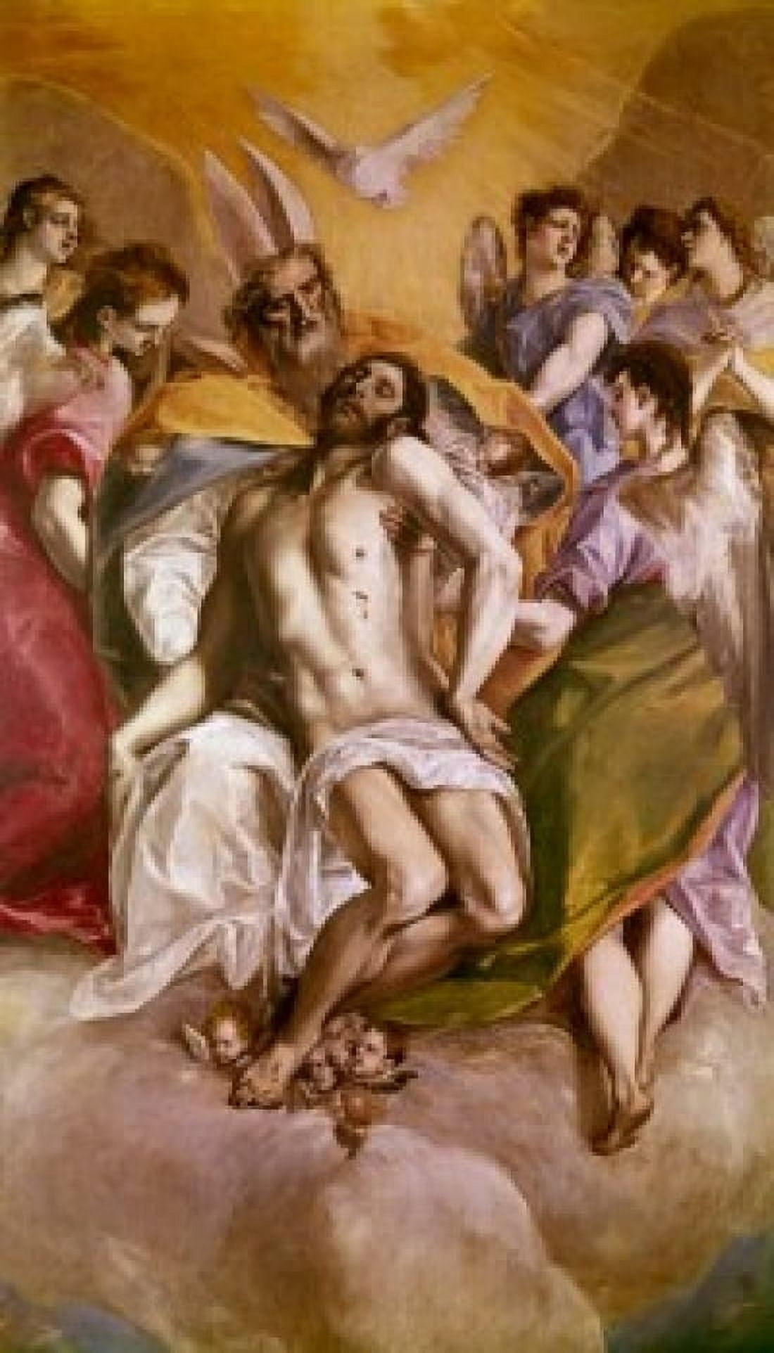 The Trinity 1577-9 El Greco (1541-1614Greek) Oil on canvas Musee del Prado Madrid Spain Canvas Art - (24 x 36)