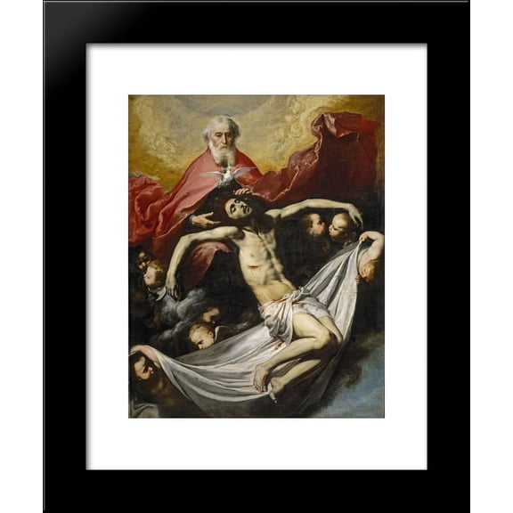 The Trinity 20x24 Framed Art Print by Ribera, Jusepe de