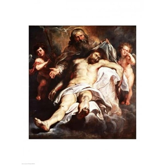 The Trinity Poster Print by Peter Paul Rubens - 18 x 24 in.