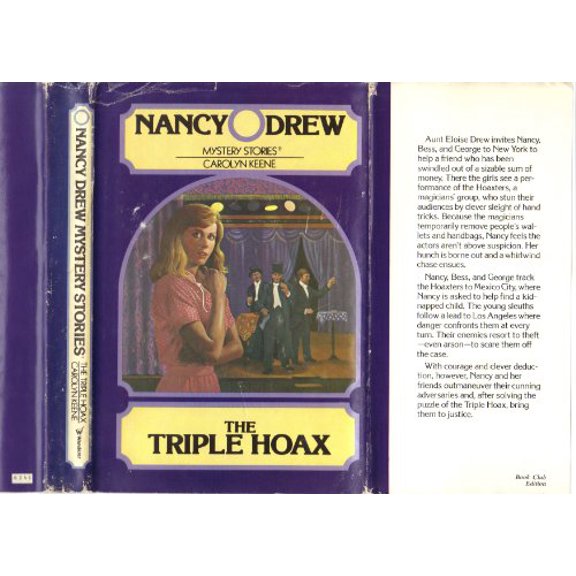 Pre-Owned The triple hoax (Nancy Drew) (Hardcover) 0671954903 9780671954901