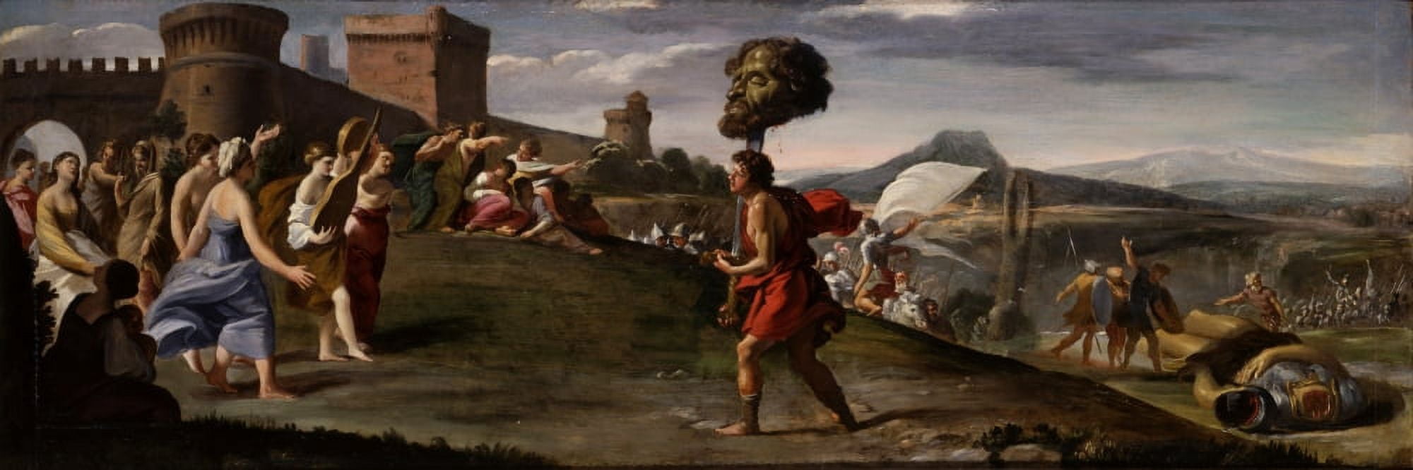The Triumph Of David (Il Trionfo Di Davide) Canvas Art - (24 x 18)