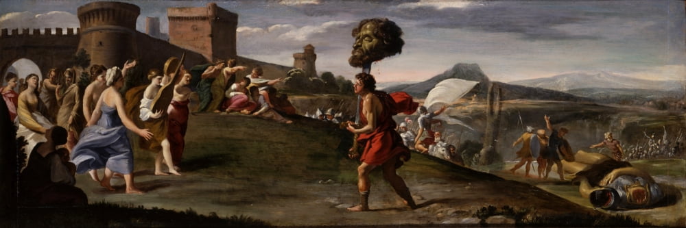 The Triumph Of David (Il Trionfo Di Davide) Canvas Art - (36 x 24)