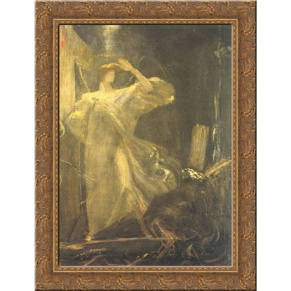 The Triumph of Religion 24x18 Gold Ornate Wood Framed Canvas Art by Nikolaos Gyzis