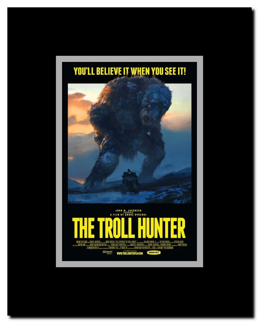 The Troll Hunter Framed Movie Poster