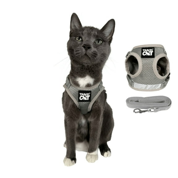 "The True Adventurer" Reflective Cat  Kitten Harness and Leash