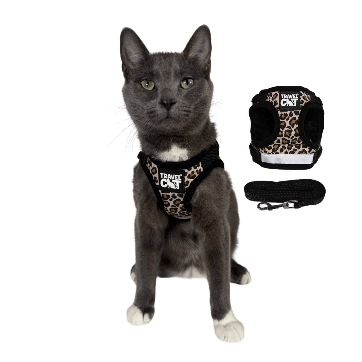 "The True Adventurer" Reflective Cat  Kitten Harness and Leash