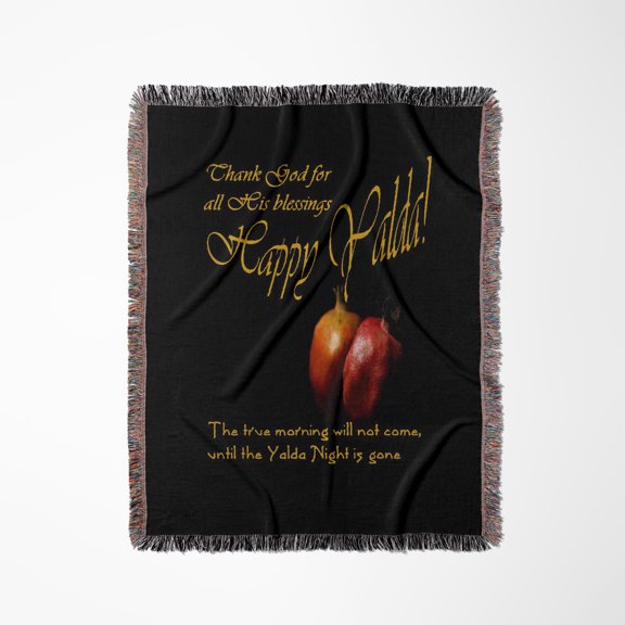 The True Morning Will Not Come Until The Yalda Night Is Gone, Woven Blanket