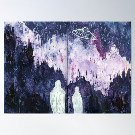 The Truth Is Out There Poster Wall Art, Modern Wall Decor For Living Room Bedroom, 16x24 UNFRAMED