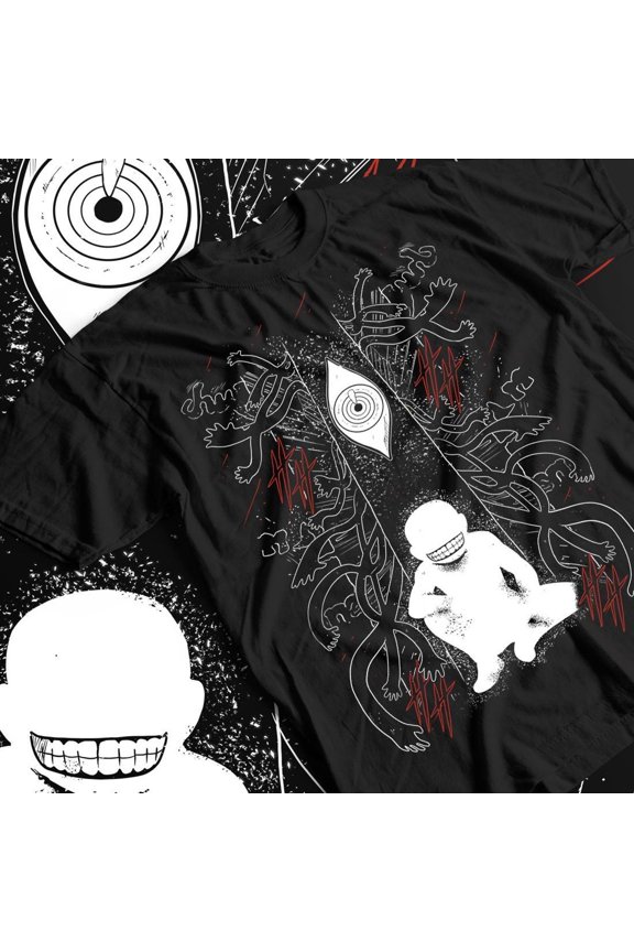 The Truth "The Great Eye" Streetwear Tee - Gate of Truth Shadow-Hand Graphic, Equivalent Exchange Occult Noir Print, 100% Cotton Unisex Anime T-Shirt