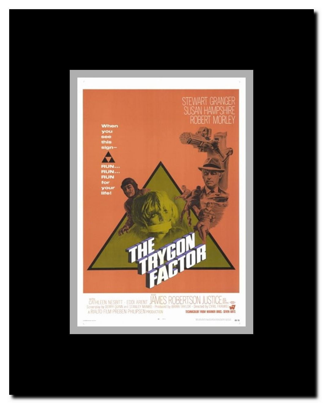 The Trygon Factor Framed Movie Poster