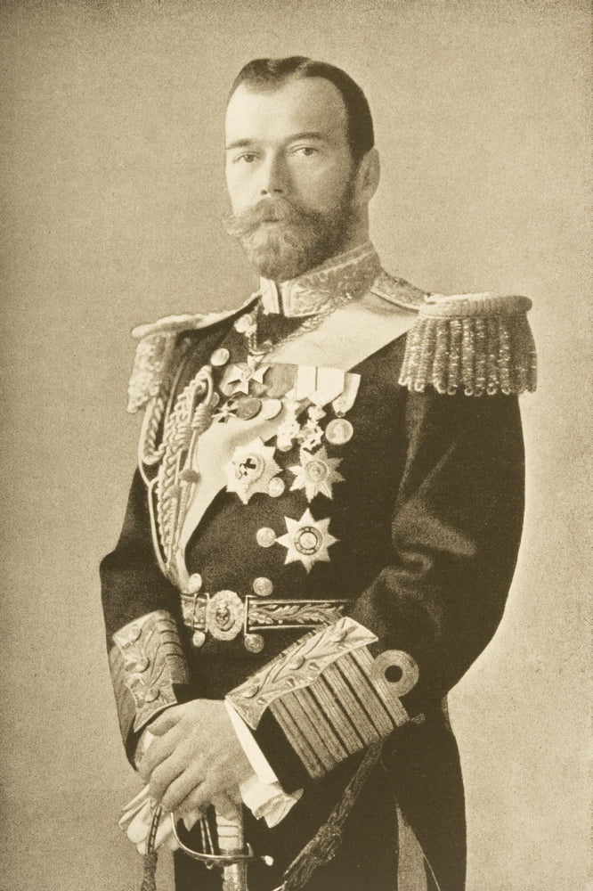 The Tsar Nicholas Ii Of Russia 1868-1918 Canvas Art - Ken Welsh Design Pics (12 x 18)