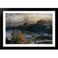 thumbnail image 1 of The Tuileries 40x28 Large Black Wood Framed Print Art by Claude Monet, 1 of 2