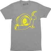 The Turbo Snail Funny Humor Racing Speed Racer Men's JDM Ricer Rocket T-Shirt