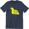 thumbnail image 1 of The Turbo Snail Funny Humor Racing Speed Racer Mens JDM Ricer Rocket T-Shirt, 1 of 4