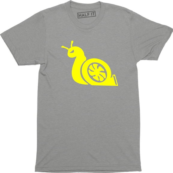 The Turbo Snail Funny Humor Racing Speed Racer Mens JDM Ricer Rocket T-Shirt