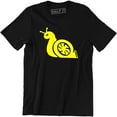 thumbnail image 1 of The Turbo Snail Funny Humor Racing Speed Racer Mens JDM Ricer Rocket T-Shirt, 1 of 4