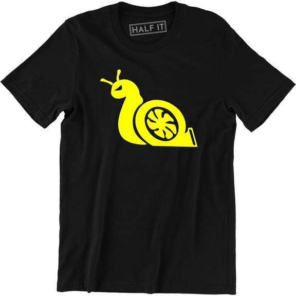 The Turbo Snail Funny Humor Racing Speed Racer Mens JDM Ricer Rocket T-Shirt