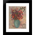 thumbnail image 1 of The Turquoise Vase 20x24 Framed Art Print by Redon, Odilon, 1 of 2