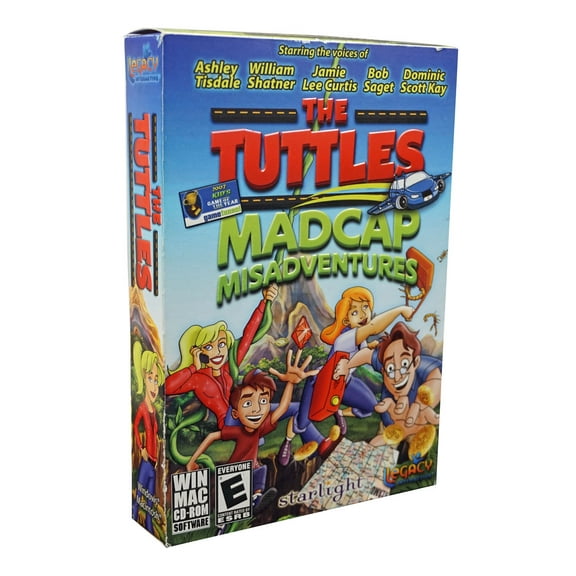 The Tuttles Madcap Misadventures PC & MAC CDRom - Join the Tuttles on their Hilarious and Heartwarming Family Road Trip