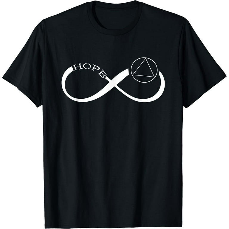 The Twelve Promises' - Aa 12 Step Recovery Spiral T-Shirt The Twelve Promises' - Aa 12 Step Recovery Spiral T-Shirt