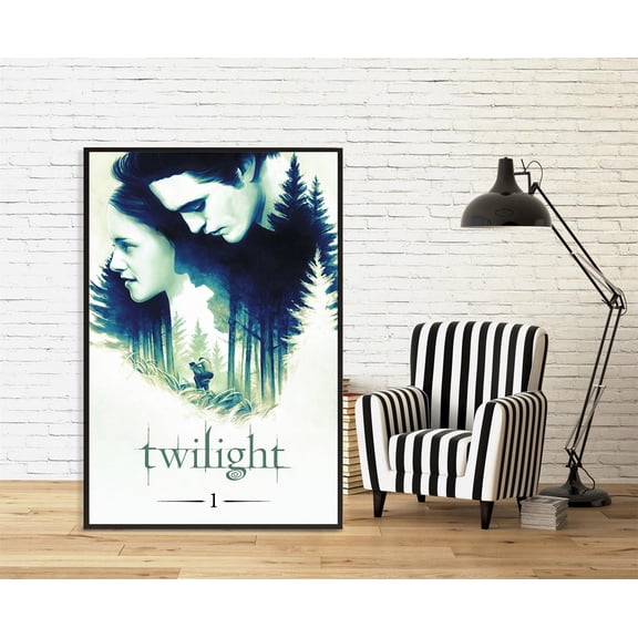 The Twilight Saga 1 Artwork Vampire Romance Movie Poster Unframed Size 24''x36'' GooGate