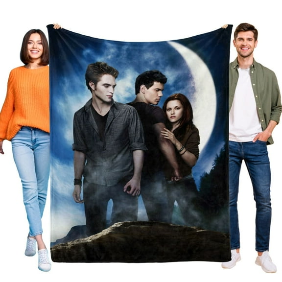 The Twilight Saga Blanket Flannel Throw for Bed Sofa Office Birthday Gift