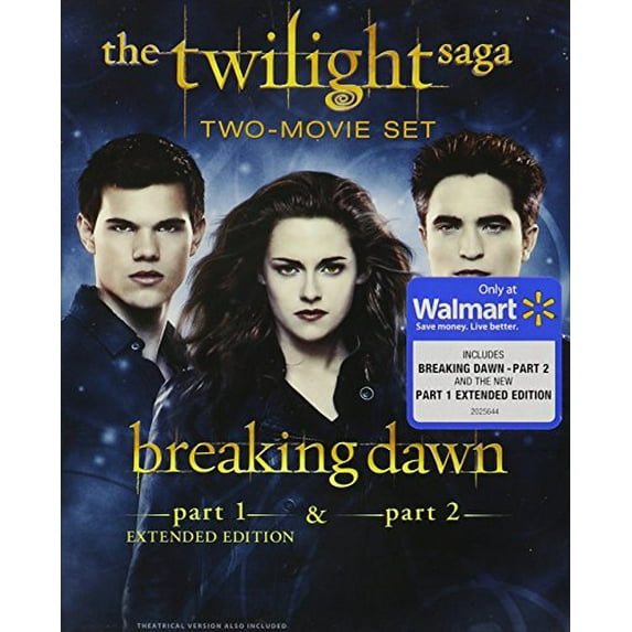 Pre-Owned The Twilight Saga: Breaking Dawn - Parts One And Two (Extended Editon) (Walmart Exclusive) (Blu-ray + Digital HD)