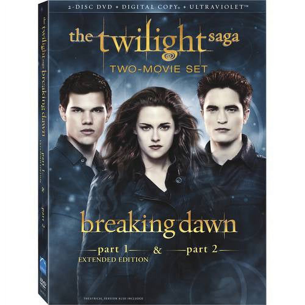 The Twilight Saga: Breaking Dawn - Parts One And Two (Extended Editon) (Walmart Exclusive) (DVD) - image 1 of 3