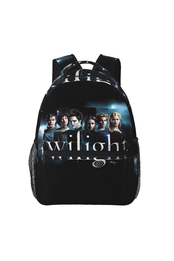 The Twilight Saga Casual Backpack Durable Bookbag Fashion Printed Daypack For School & Outdoor